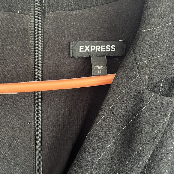 Express Pin Striped Jump Suit - Picture 5 of 6